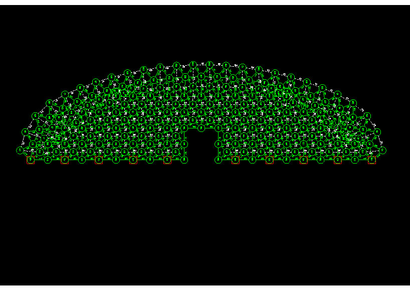 邛崃锡林浩特91跨，1000米长干煤棚网架设计